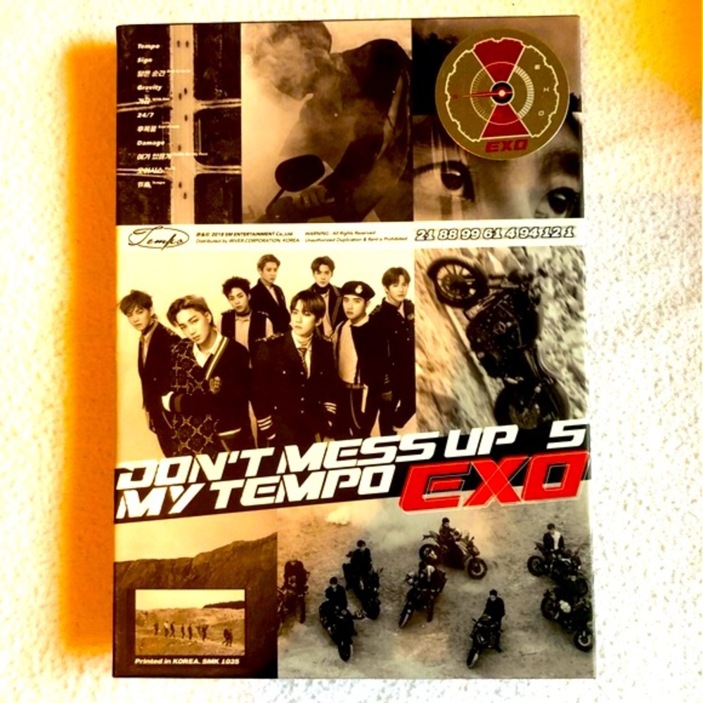EXO - Don’t Mess Up My Tempo - K-pop CD / Book/ Poster.